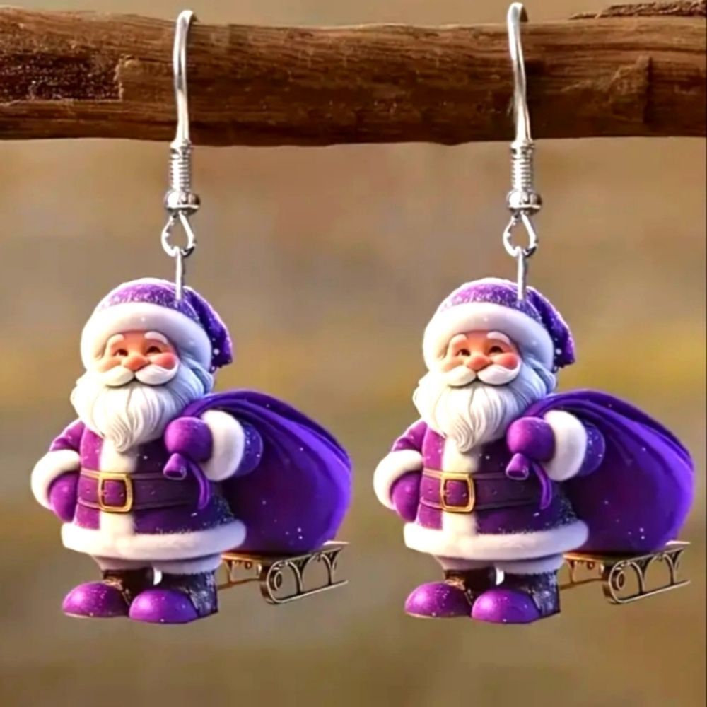 Hand crafted Festive dangle earrings